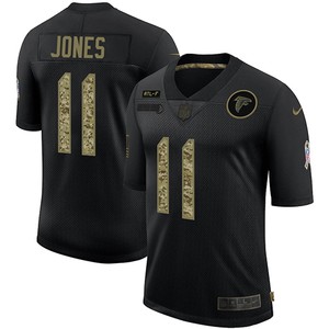 Mens Atlanta Falcons #11 Julio Jones2020 Black Camo Salute To Service Limited Stitched Nfl Jersey