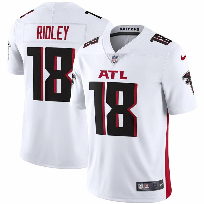 Mens Atlanta Falcons Calvin Ridley Nike White Vapor Limited Jersey