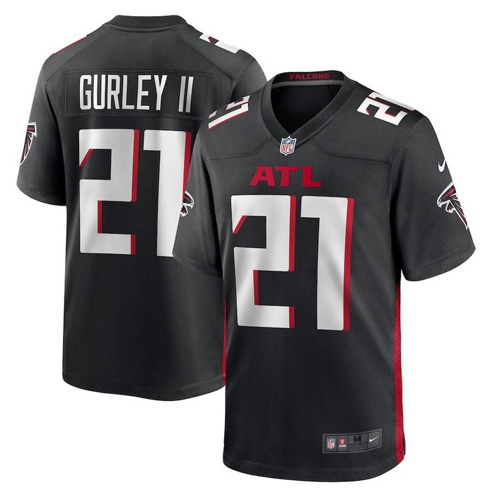 Mens Atlanta Falcons Todd Gurley Ii Nike Black Game Jersey