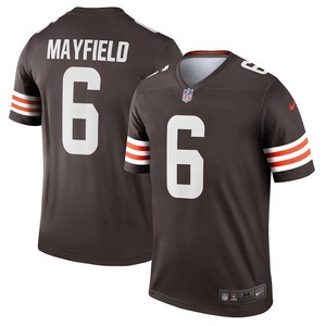 Mens Cleveland Browns Baker Mayfield Nike Brown Legend Player Jersey