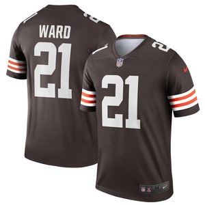 Mens Cleveland Browns Denzel Ward Nike Brown Player Legend Jersey