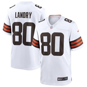 Mens Cleveland Browns Jarvis Landry Nike White Game Jersey - Cocomos