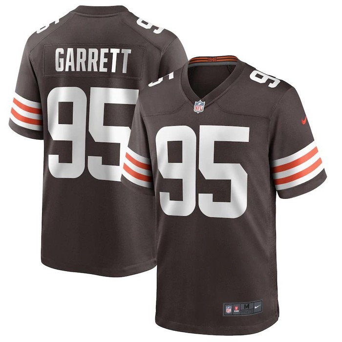 Mens Cleveland Browns Myles Garrett Nike Brown Game Player Jersey