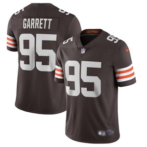 Mens Cleveland Browns Myles Garrett Nike Brown Vapor Limited Jersey