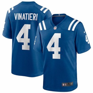 Mens Indianapolis Colts Adam Vinatieri Nike Royal Game Jersey