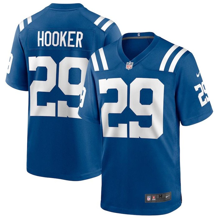 Mens Indianapolis Colts Malik Hooker Nike Royal Game Player Jersey