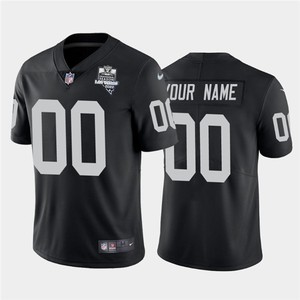 Mens Las Vegas Raiders Black Active Player Custom 2020 Inaugural Season Vapor Limited Stitched Nfl Jersey - Cocomos