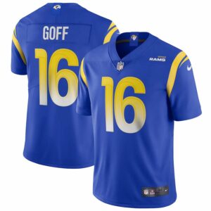 Mens Los Angeles Rams Jared Goff Nike Royal Vapor Limited Jersey - Cocomos