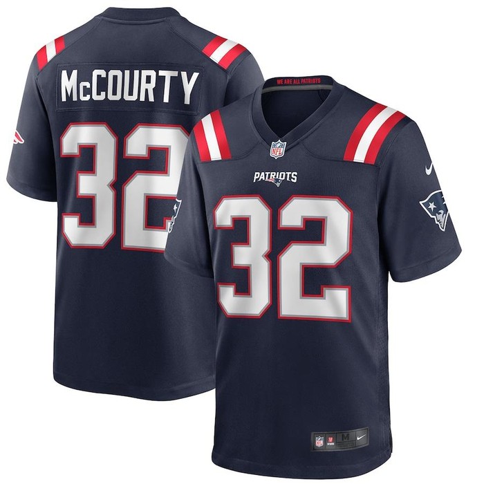 Mens New England Patriots Devin Mccourty Nike Navy Game Jersey