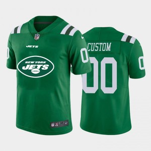 Mens New York Jets Active Player Custom Green 2020 Team Big Logo Limited Stitched Nfl Jersey