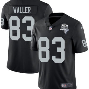 Mens Oakland Raiders #83 Darren Waller Black 2020 Inaugural Season Vapor Untouchable Limited Stitched Nfl Jersey - Cocomos