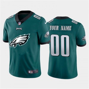 Mens Philadelphia Eagles Active Player Custom 2020 Green Team Big Logo Limited Stitched Jersey