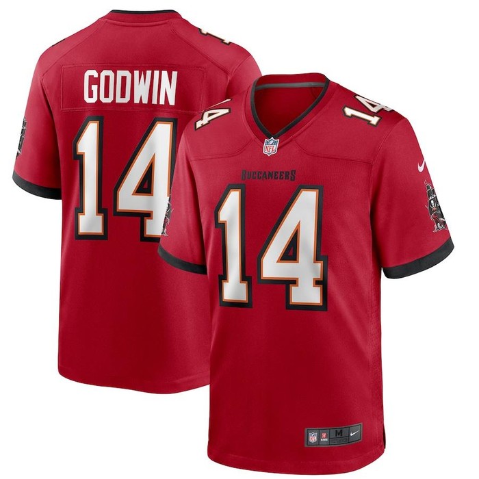 Mens Tampa Bay Buccaneers Chris Godwin Nike Red Game Player Jersey