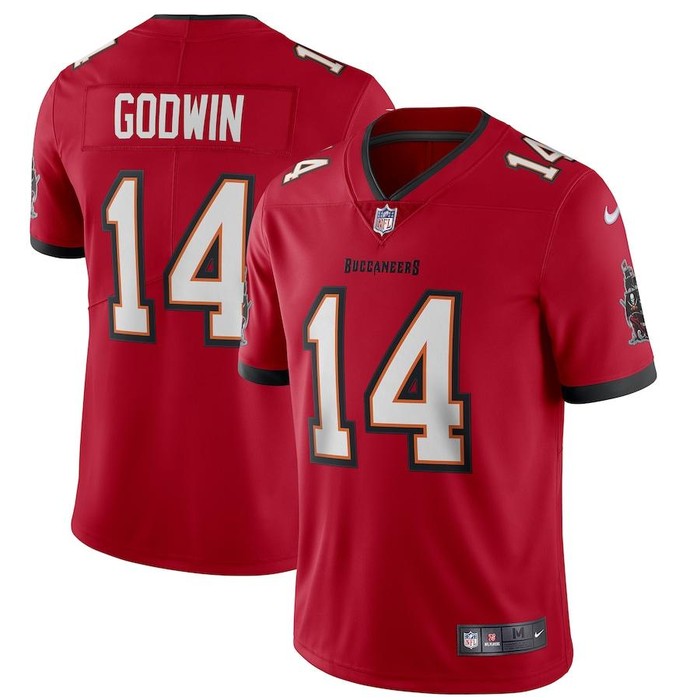 Mens Tampa Bay Buccaneers Chris Godwin Nike Red Vapor Limited Jersey