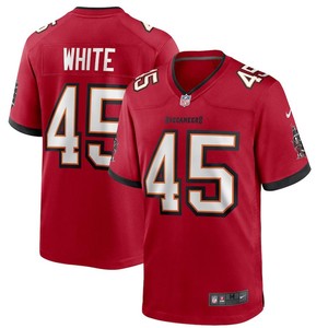 Mens Tampa Bay Buccaneers Devin White Nike Red Game Player Jersey