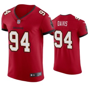 Mens Tampa Bay Buccaneers Khalil Davis Vapor Elite Jersey Red