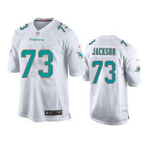 Miami Dolphins Austin Jackson White 2020 Nfl Draft Game Jersey