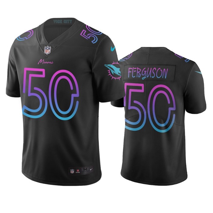 Miami Dolphins Blake Ferguson Black City Edition Vapor Limited Jersey