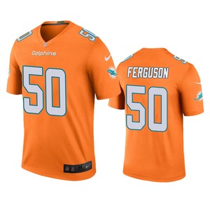 Miami Dolphins Blake Ferguson Orange Color Rush Legend Jersey