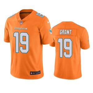 Miami Dolphins Jakeem Grant Orange Nike Color Rush Limited Jersey