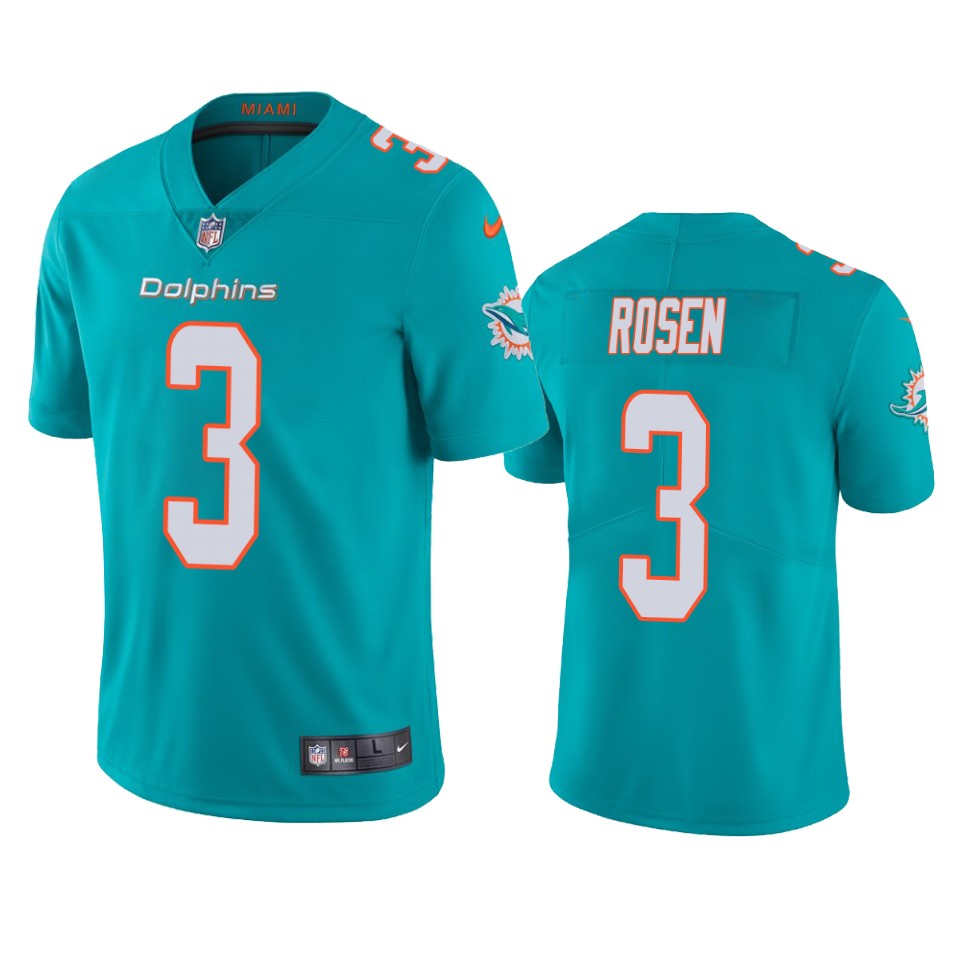 Miami Dolphins Josh Rosen Aqua Vapor Limited Jersey - Cocomos