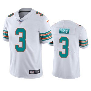 Miami Dolphins Josh Rosen White 100th Season Vapor Limited Jersey