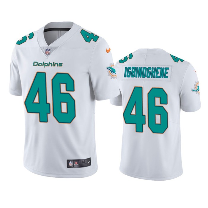 Miami Dolphins Noah Igbinoghene White 2020 Nfl Draft Vapor Limited Jersey