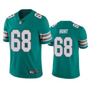 Miami Dolphins Robert Hunt Aqua 2020 Nfl Draft Alternate Vapor Limited Jersey