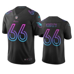 Miami Dolphins Solomon Kindley Black City Edition Vapor Limited Jersey