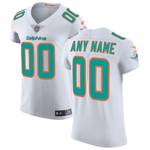 Miami Dolphins Vapor Untouchable Elite Custom Jersey White Custom Jerseys Nfl