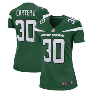 Michael Carter Ii New York Jets Womens Game Jersey - Gotham Green Nfl