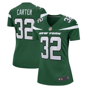 Michael Carter New York Jets Womens Game Jersey - Gotham Green Nfl