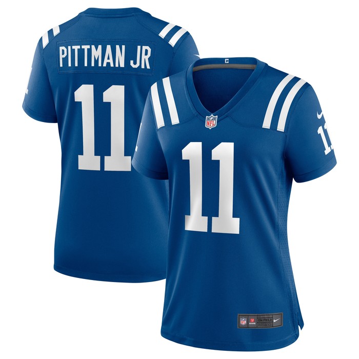 Michael Pittman Jr. Indianapolis Colts Womens Game Player Jersey - Royal Nfl