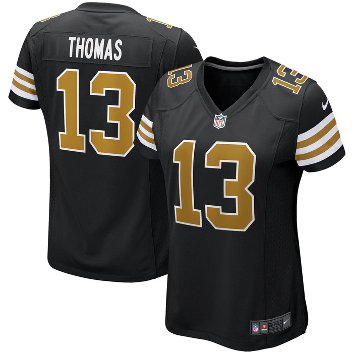 Michael Thomas New Orleans Saints Womens Alternate Game Jersey - Black Nfl