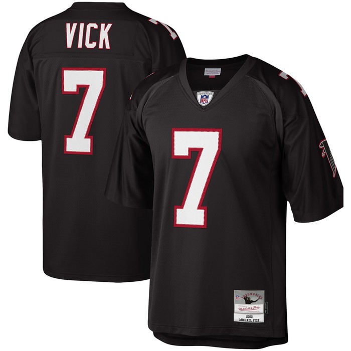 Michael Vick Atlanta Falcons Mitchell & Ness Legacy Replica Jersey - Black Nfl - Cocomos