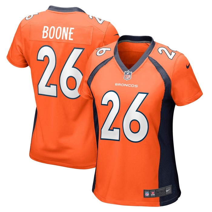 Mike Boone Denver Broncos Womens Game Jersey - Orange Nfl