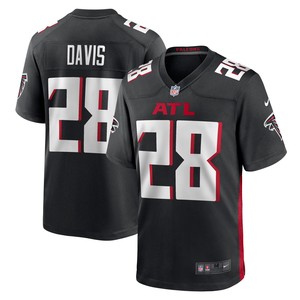 Mike Davis Atlanta Falcons Game Player Jersey Black Nfl