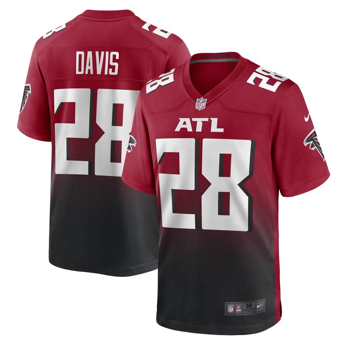 Mike Davis Atlanta Falcons Game Player Jersey - Red Nfl