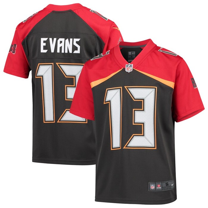 Mike Evans Tampa Bay Buccaneers Nike Youth Inverted Game Jersey - Pewter