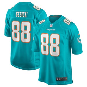 Mike Gesicki Miami Dolphins Game Jersey Aqua Nfl