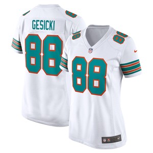 Mike Gesicki Miami Dolphins Womens Alternate Game Jersey - White Nfl - Cocomos