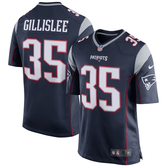 Mike Gillislee New England Patriots Nike Game Jersey - Navy