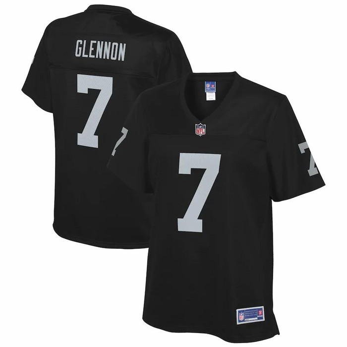 Mike Glennon Las Vegas Raiders Nfl Pro Line Womens Team Player Jersey - Black