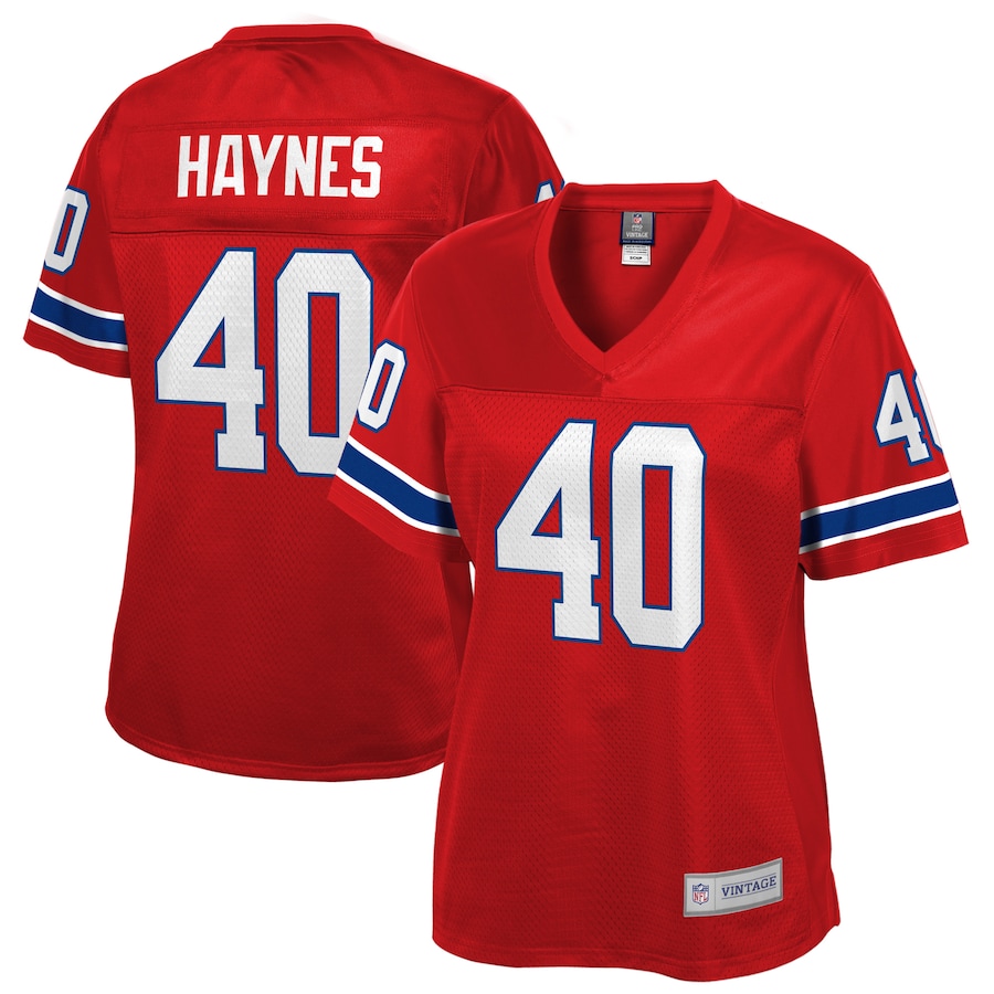 Mike Haynes New England Patriots Nfl Pro Line Womens Retired Player Jersey - Red - Cocomos