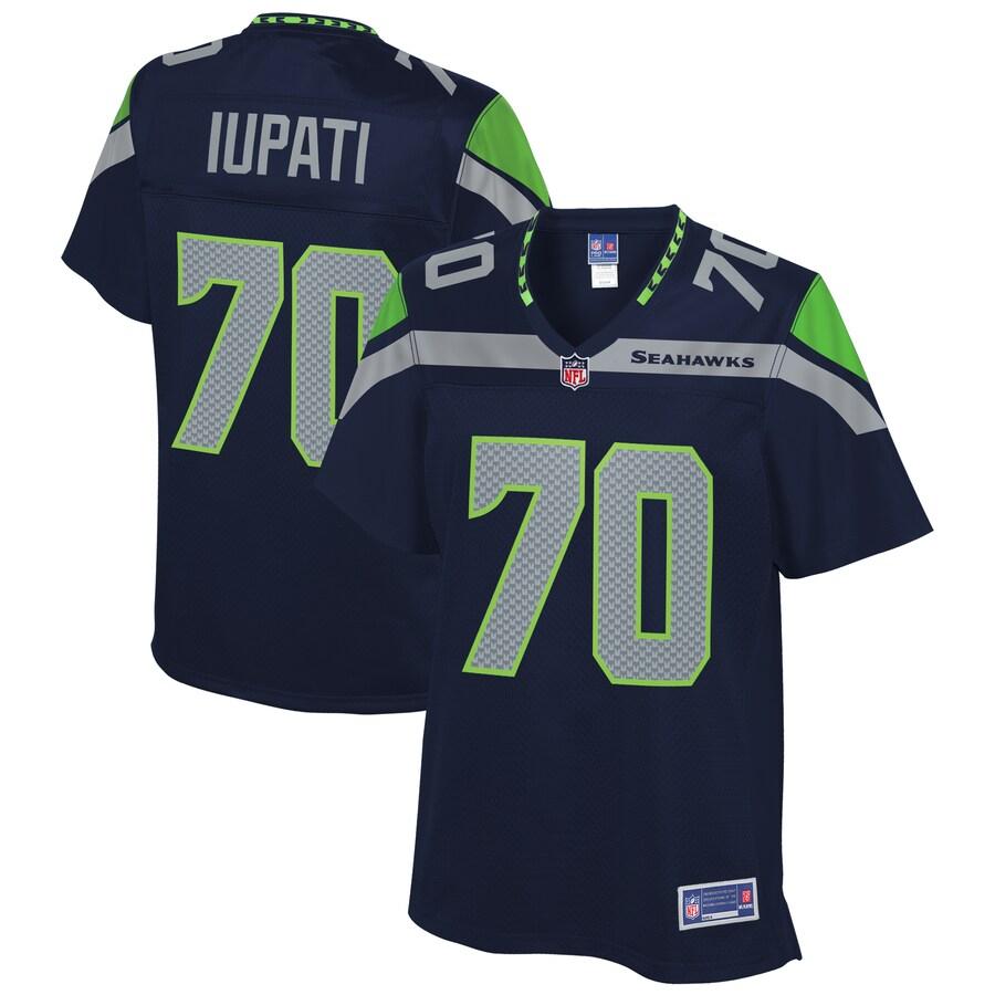 Mike Iupati Seattle Seahawks Nfl Pro Line Womens Team Player Jersey - College Navy - Cocomos