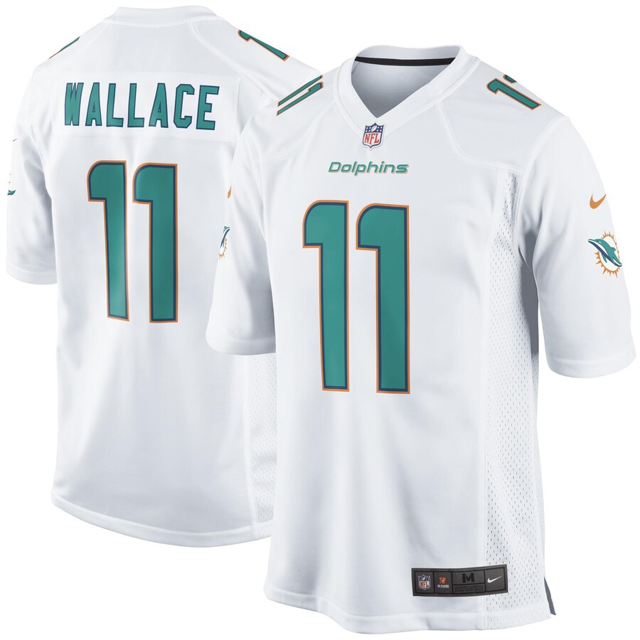 Mike Wallace Miami Dolphins Nike Game Jersey - White - Cocomos