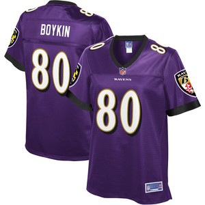 Miles Boykin Baltimore Ravens Nfl Pro Line Womens Player Jersey - Purple