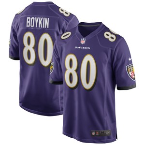 Miles Boykin Baltimore Ravens Team Game Jersey - Purple Nfl