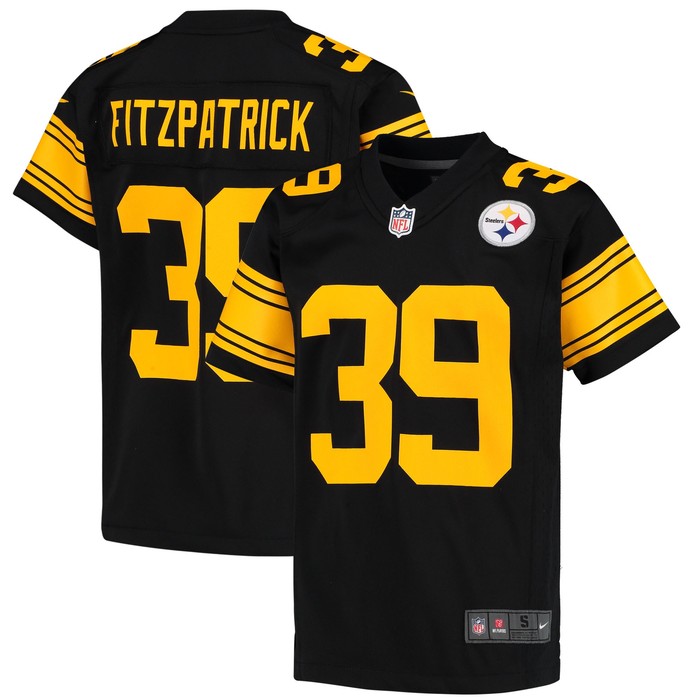 Minkah Fitzpatrick Pittsburgh Steelers Color Rush Game Jersey - Black Nfl