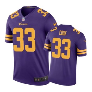 Minnesota Vikings #33 Dalvin Cook Nike Color Rush Purple Jersey